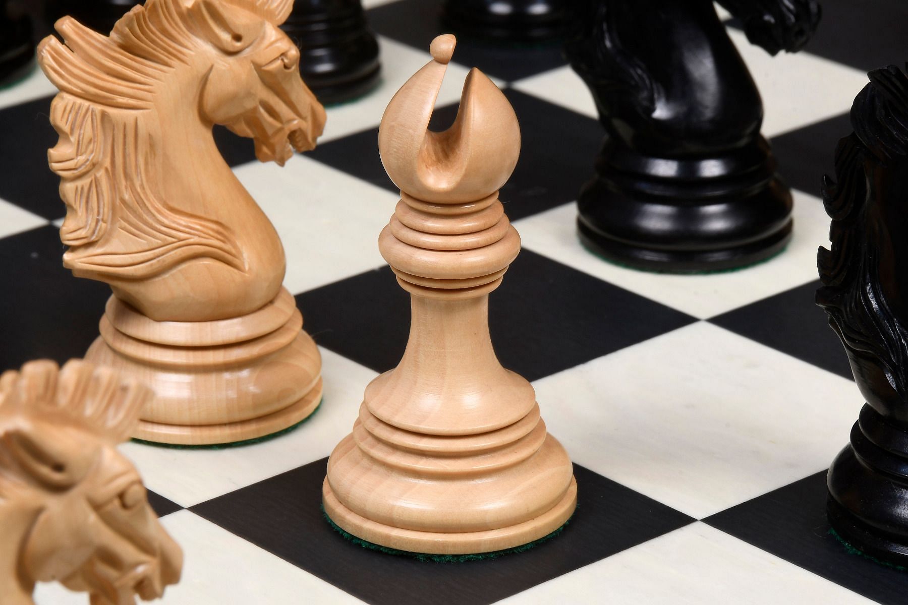 'Superior' Chess Set <br>Crafted in Genuine Ebony