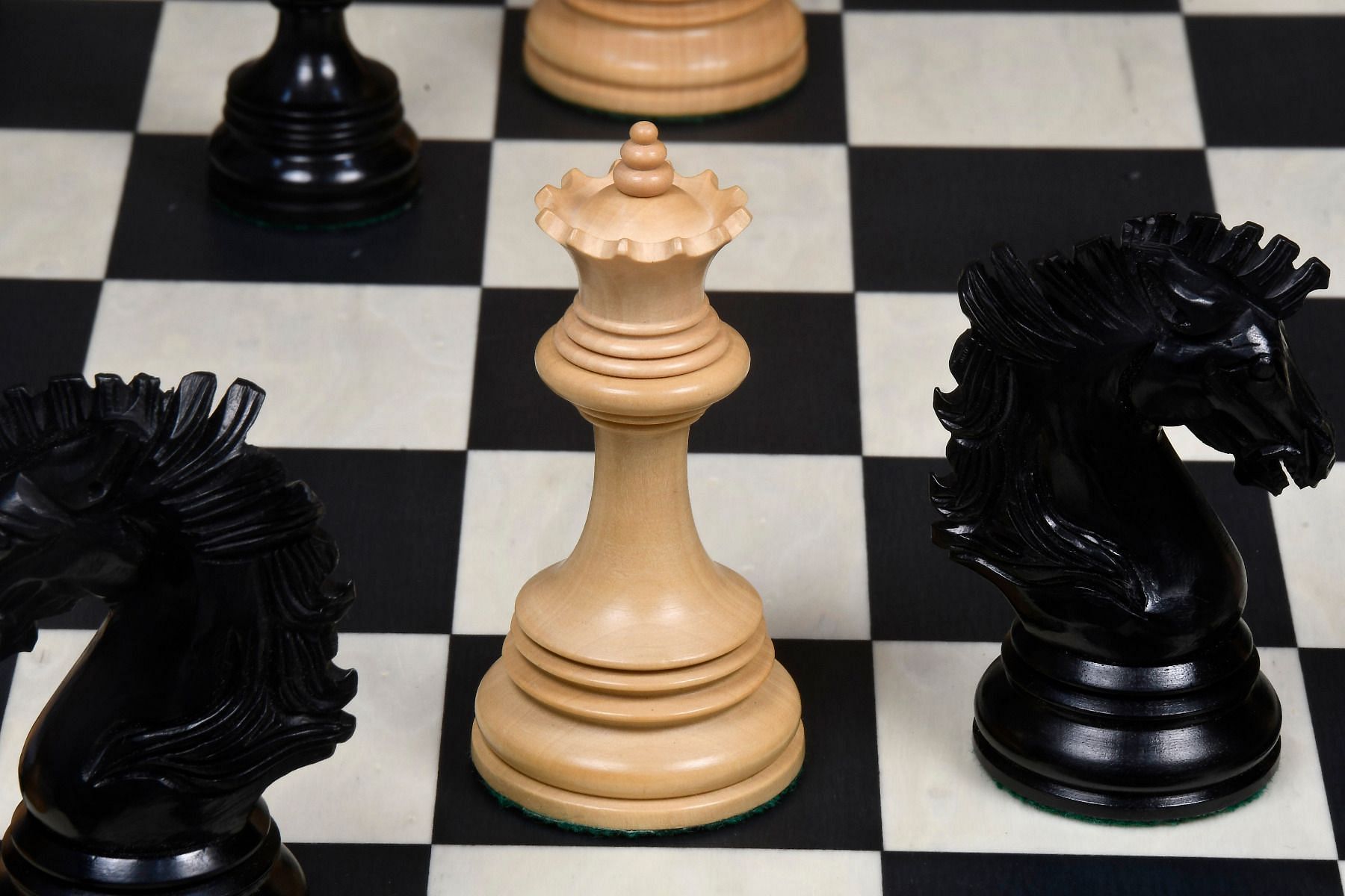 'Superior' Chess Set <br>Crafted in Genuine Ebony