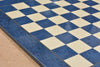 Royal Blue Maple Chessboard <br>Handmade in Europe