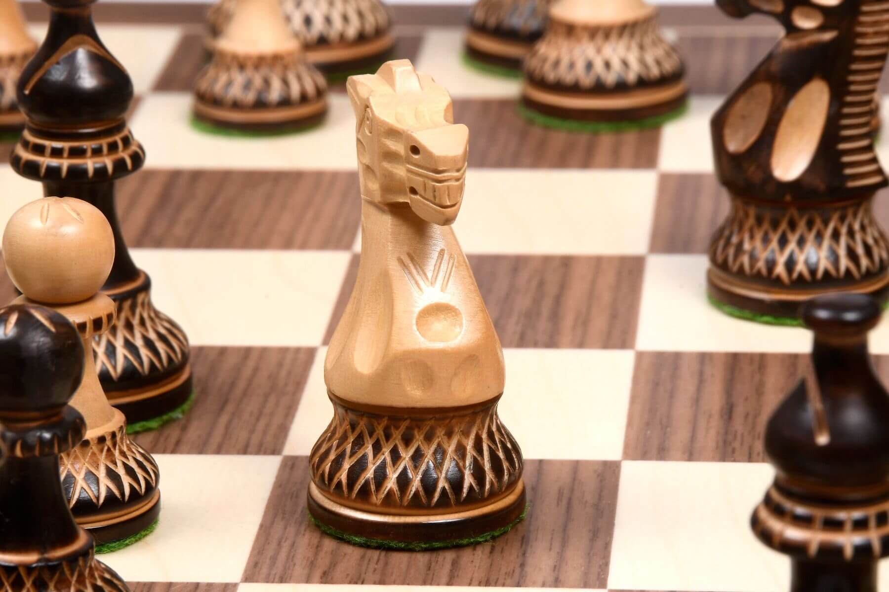 'Premier' Chess Set <br>Crafted in Walnut and Acacia