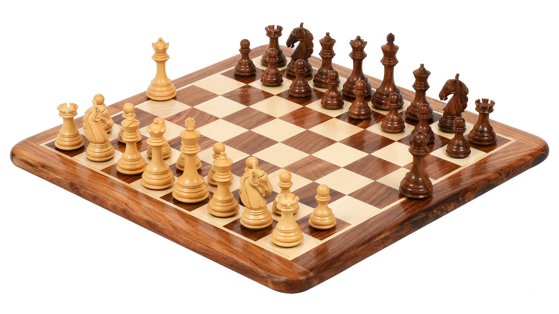 'Opera' Chess Set <br>Crafted in Acacia & Rosewood