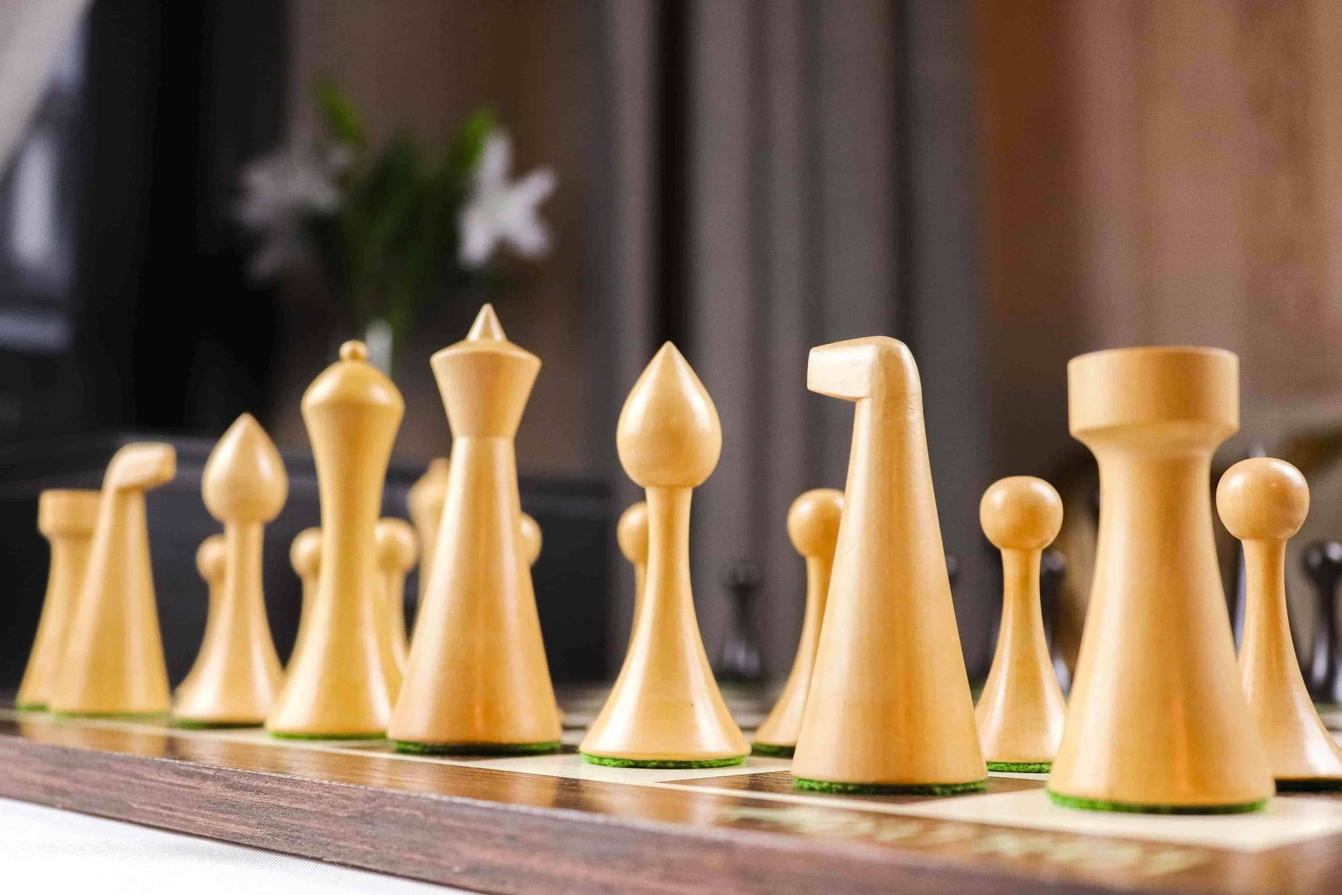 'Minimalist' Chess Set <br>Crafted in Ebony