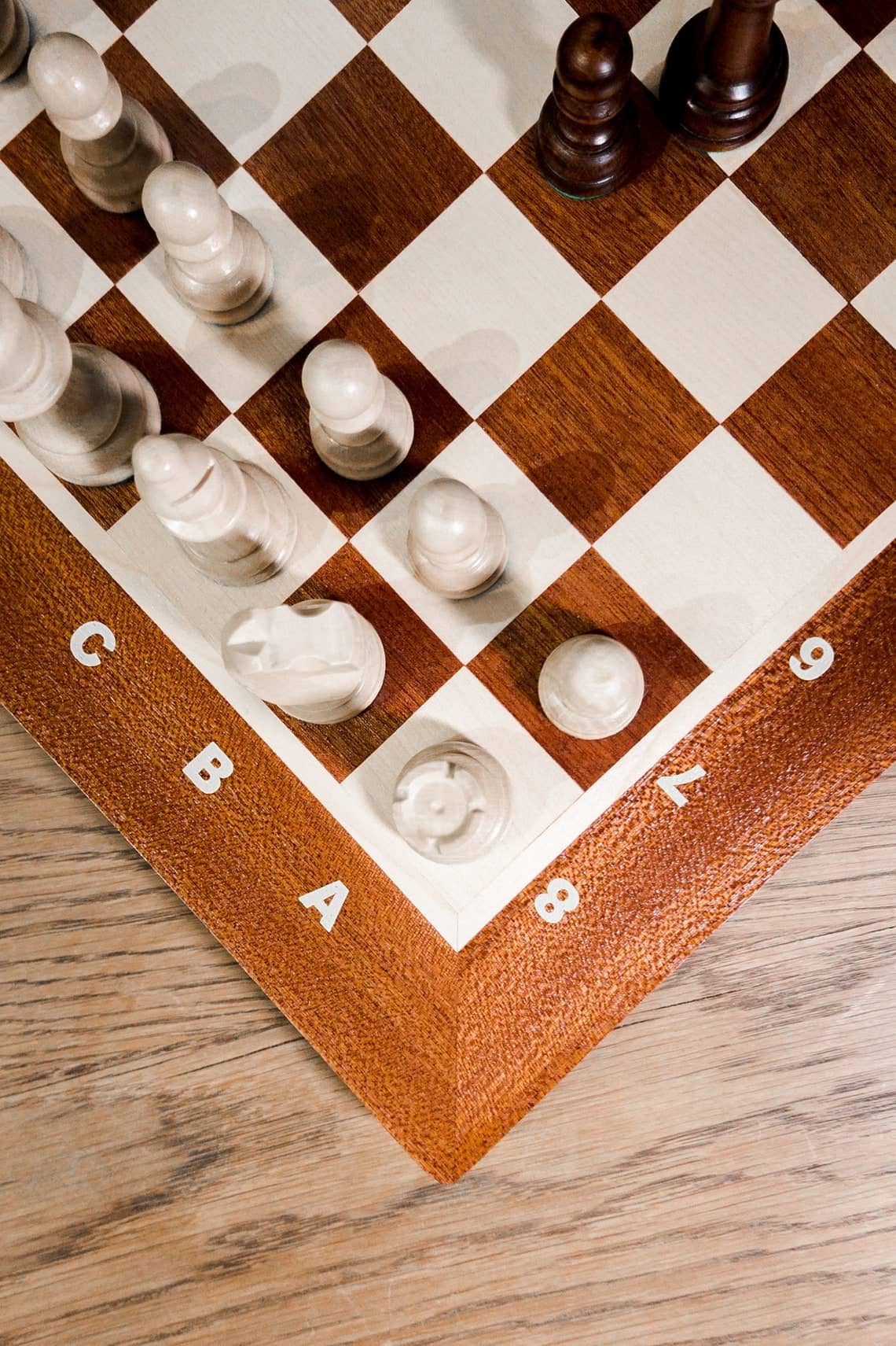 'Tournament' Chess Set <br>Crafted in Mahogany