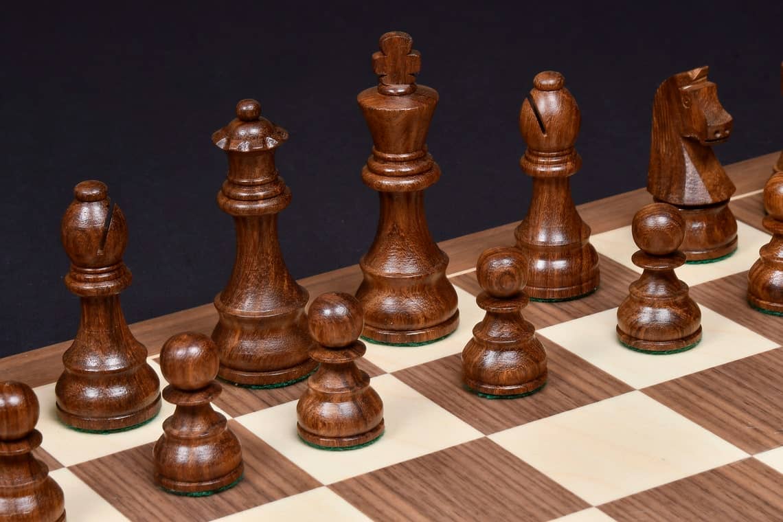 Chess Set 'Empire' <br>Crafted in Walnut and Maple