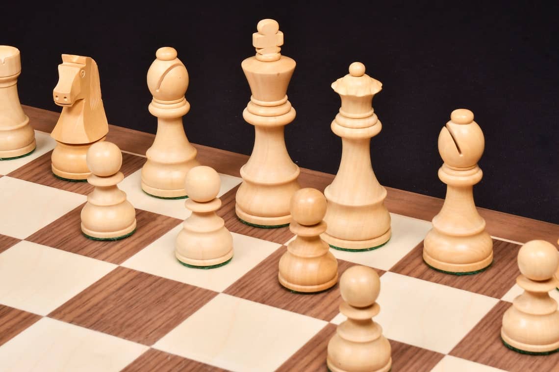 Chess Set 'Empire' <br>Crafted in Walnut and Maple