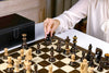 'Elegance' Chess Set <br>with Burnt Wood Pieces