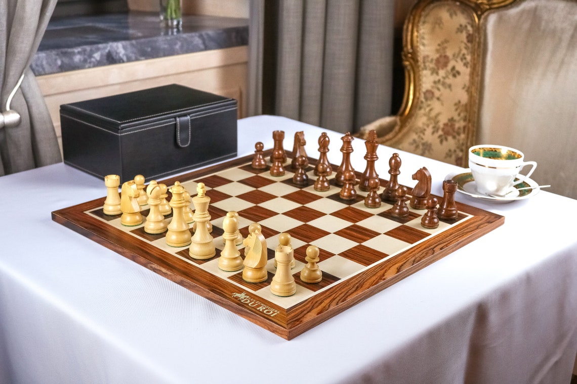 'Majesty' Chess Set <br>Crafted in Rosewood