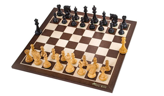 'Deluxe' Chess Set <br>Crafted in Wenge and Ebony