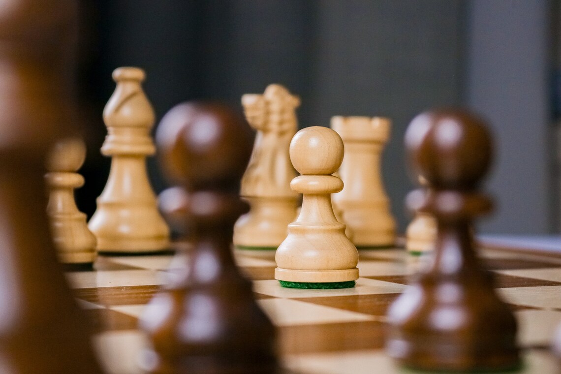 'Louis XIII' Chess Set <br>Crafted in Rosewood