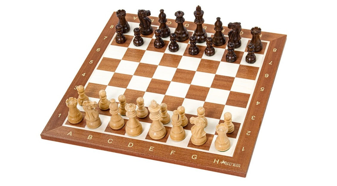 'Épopée' Chess Set <br>in Mahogany Wood