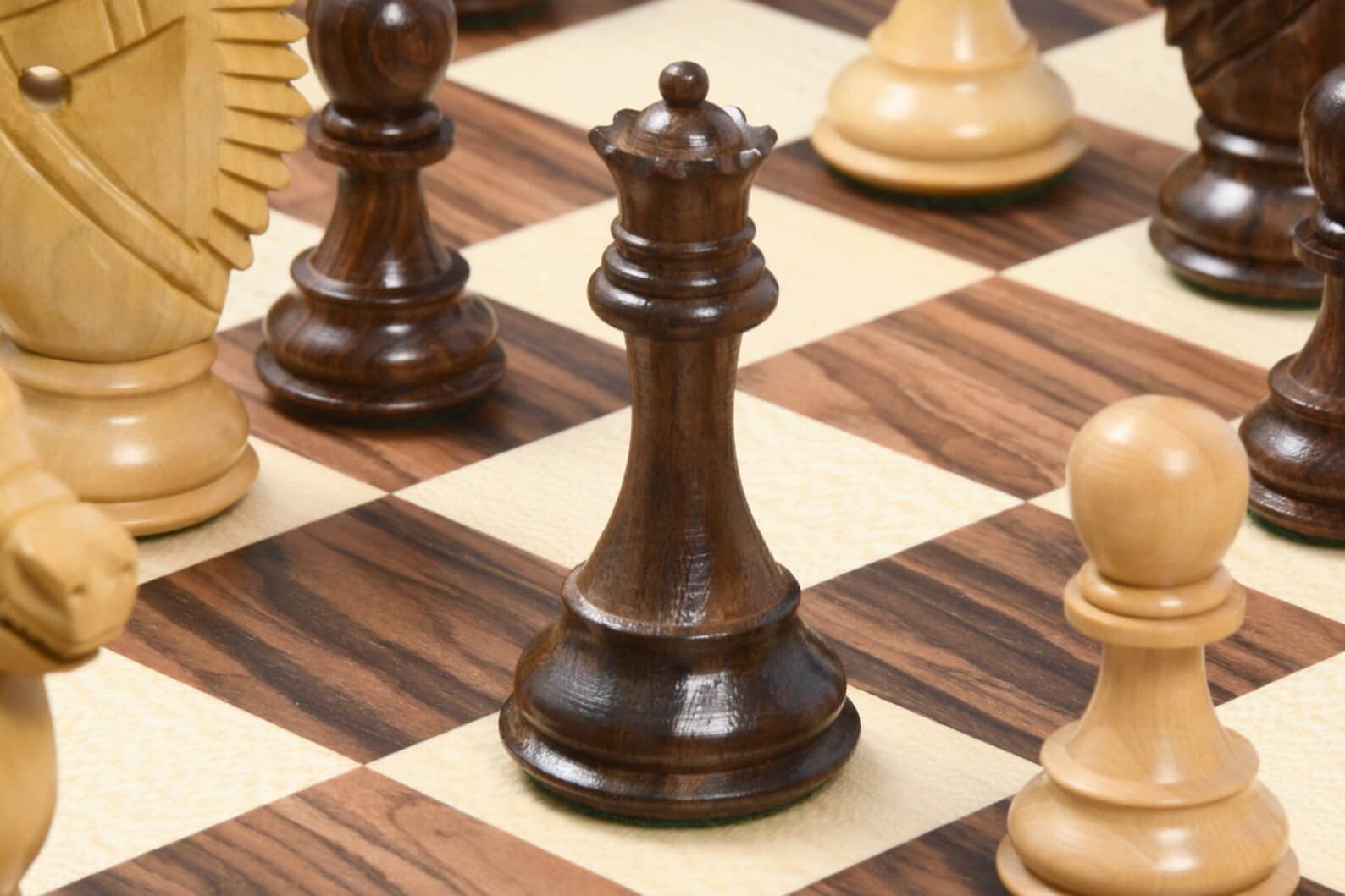 'Timeless' Chess Set <br>Crafted in Genuine Rosewood