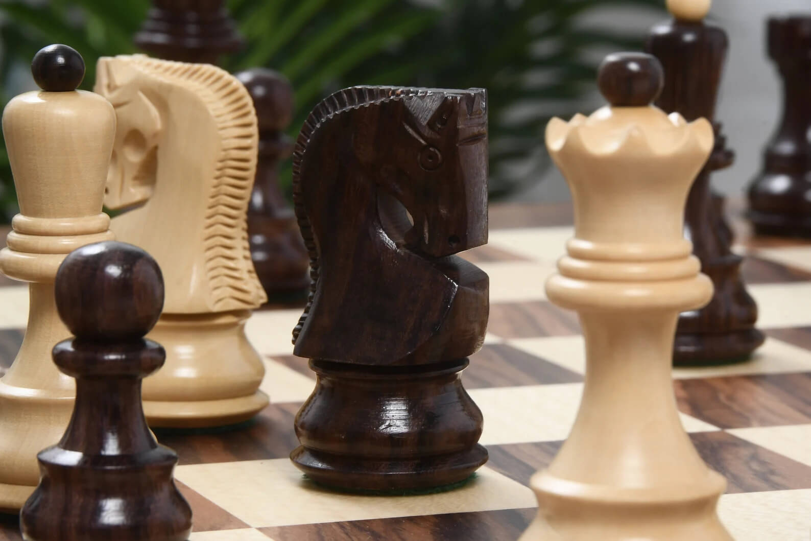 'Magnificent' Chess Set <br>Crafted in Rosewood