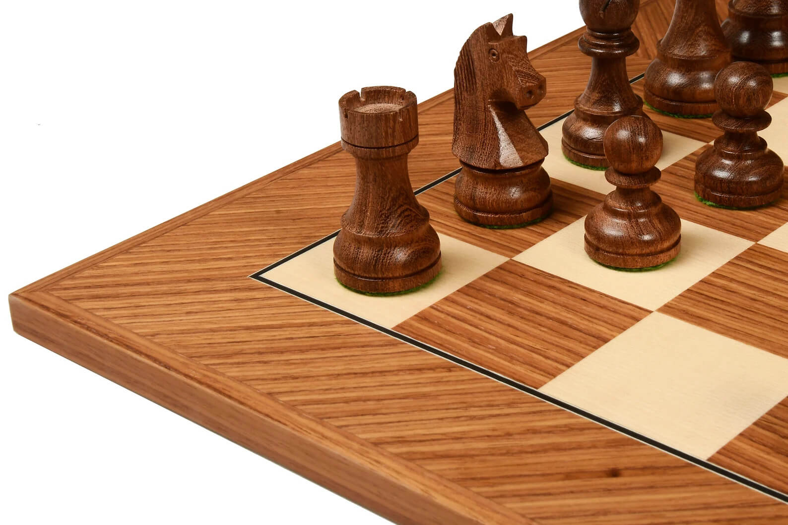 'Modern Art' Chess Set <br>Crafted in Teak Wood