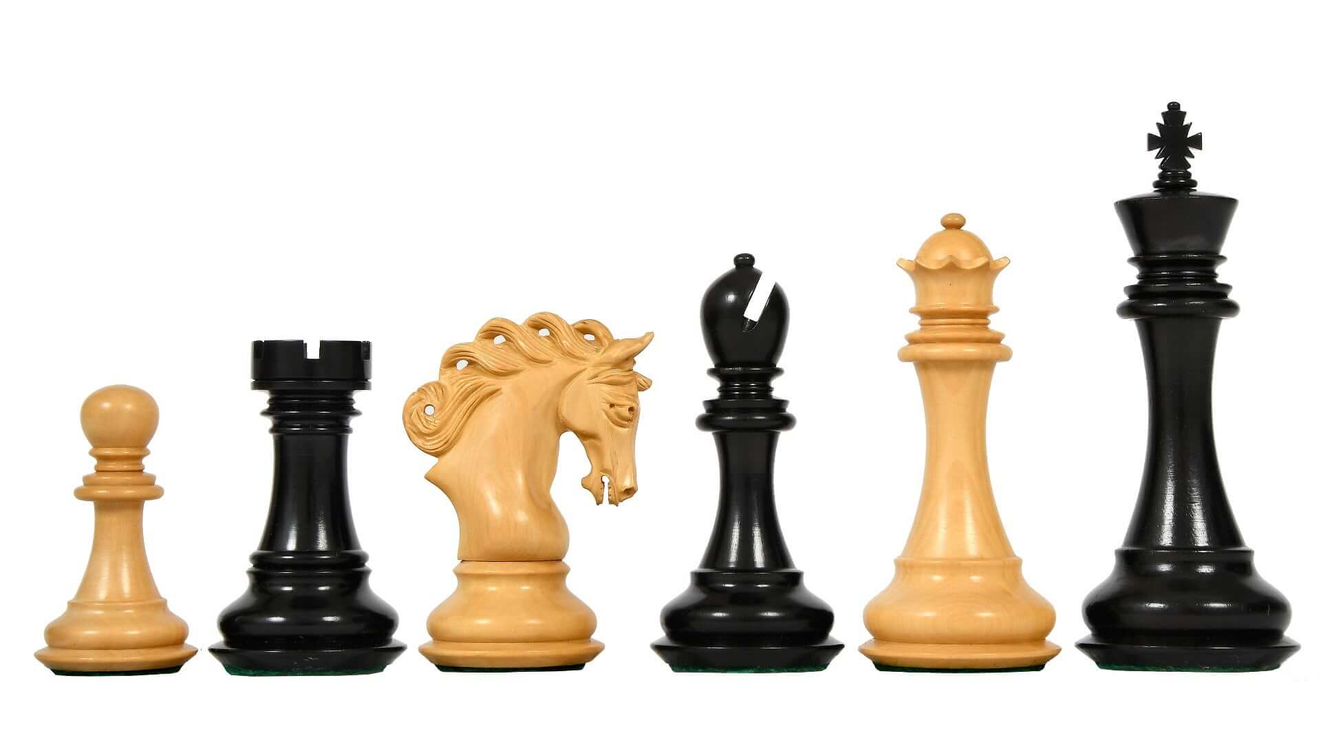 'Opulence' Chess Pieces <br>Crafted in Ebony and Boxwood