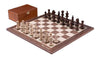 'Royal' Chess Set Crafted <br>in Maple and Walnut Wood