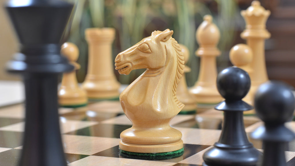 'Royal Prestige' Chess Pieces <br>Crafted in Ebony and Boxwood