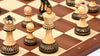 'Bourgeois' Chess Set <br>Crafted in Burnt Boxwood