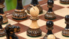 'Bourgeois' Chess Set <br>Crafted in Burnt Boxwood