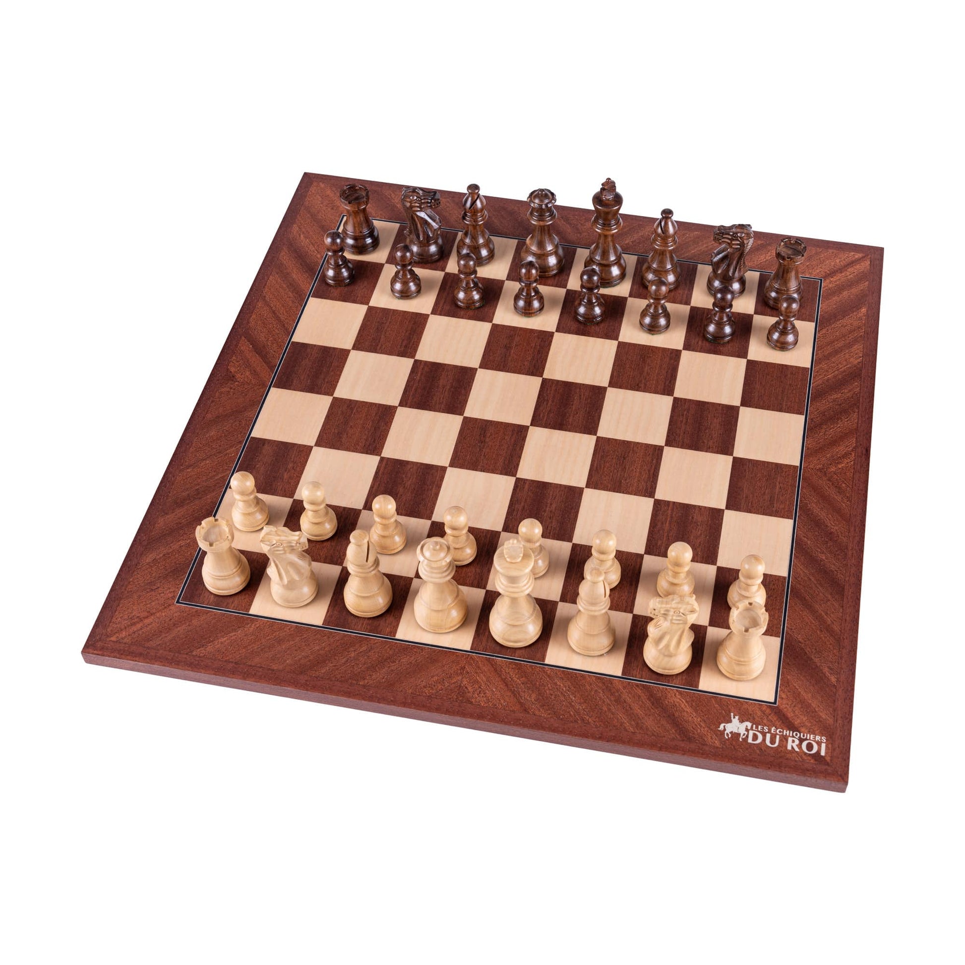 'Beams' Chess Set <br>Crafted in Mahogany and Acacia