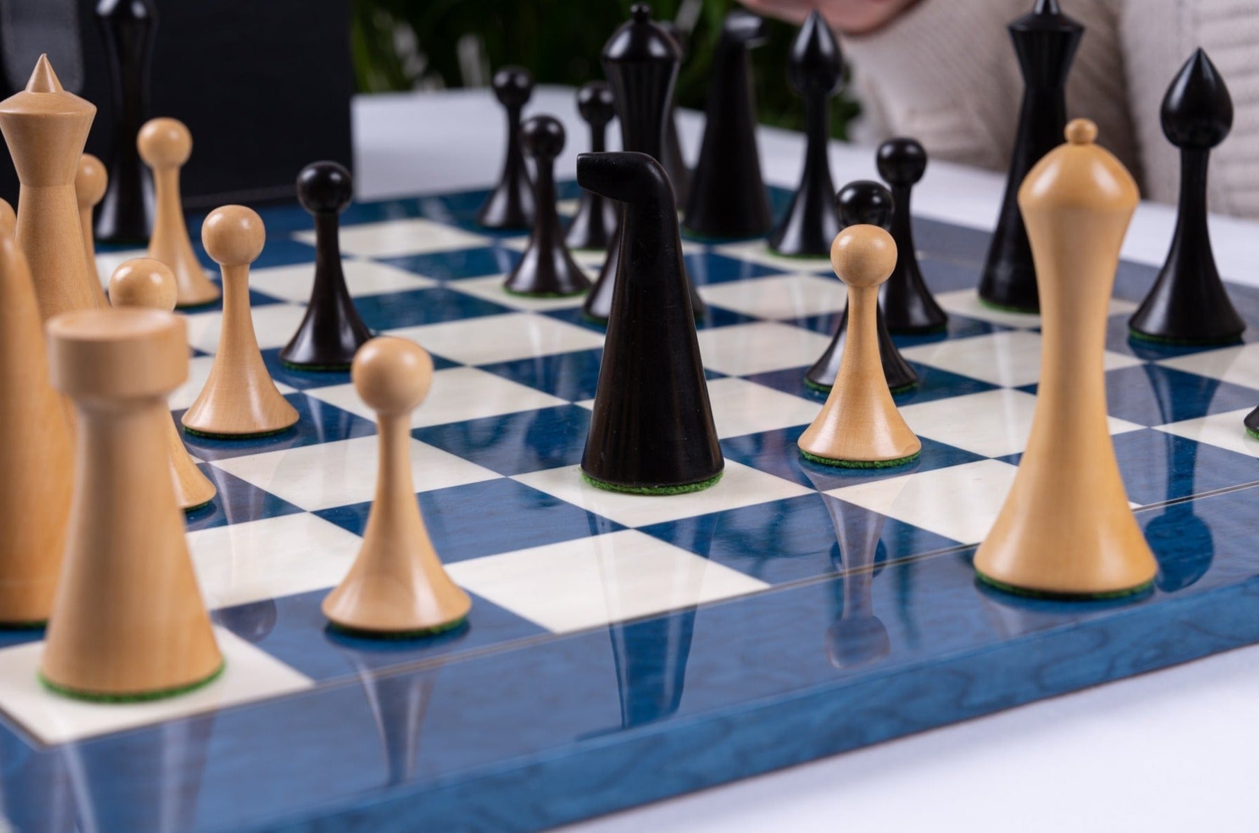 'Modern Art' Chess Set <br>Crafted in Ashwood