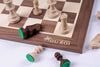 'Royal' Chess Set Crafted <br>in Maple and Walnut Wood