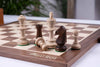 'Royal' Chess Set Crafted <br>in Maple and Walnut Wood