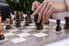 'Prestige' Chess Set <br>Crafted in Ash Wood (High Gloss Finish)