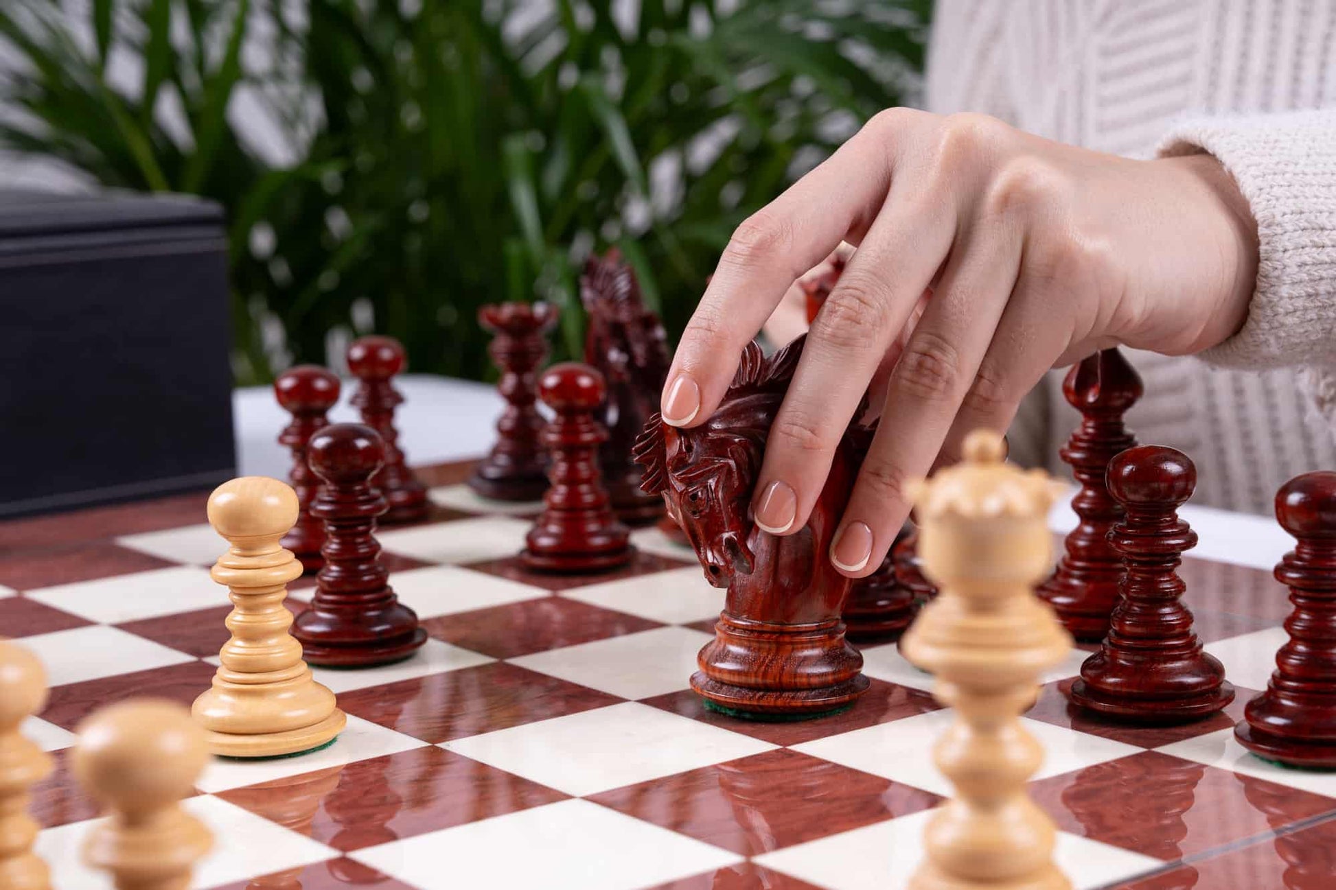 'Renaissance' Chess Set <br>Crafted in Ash and Rosewood