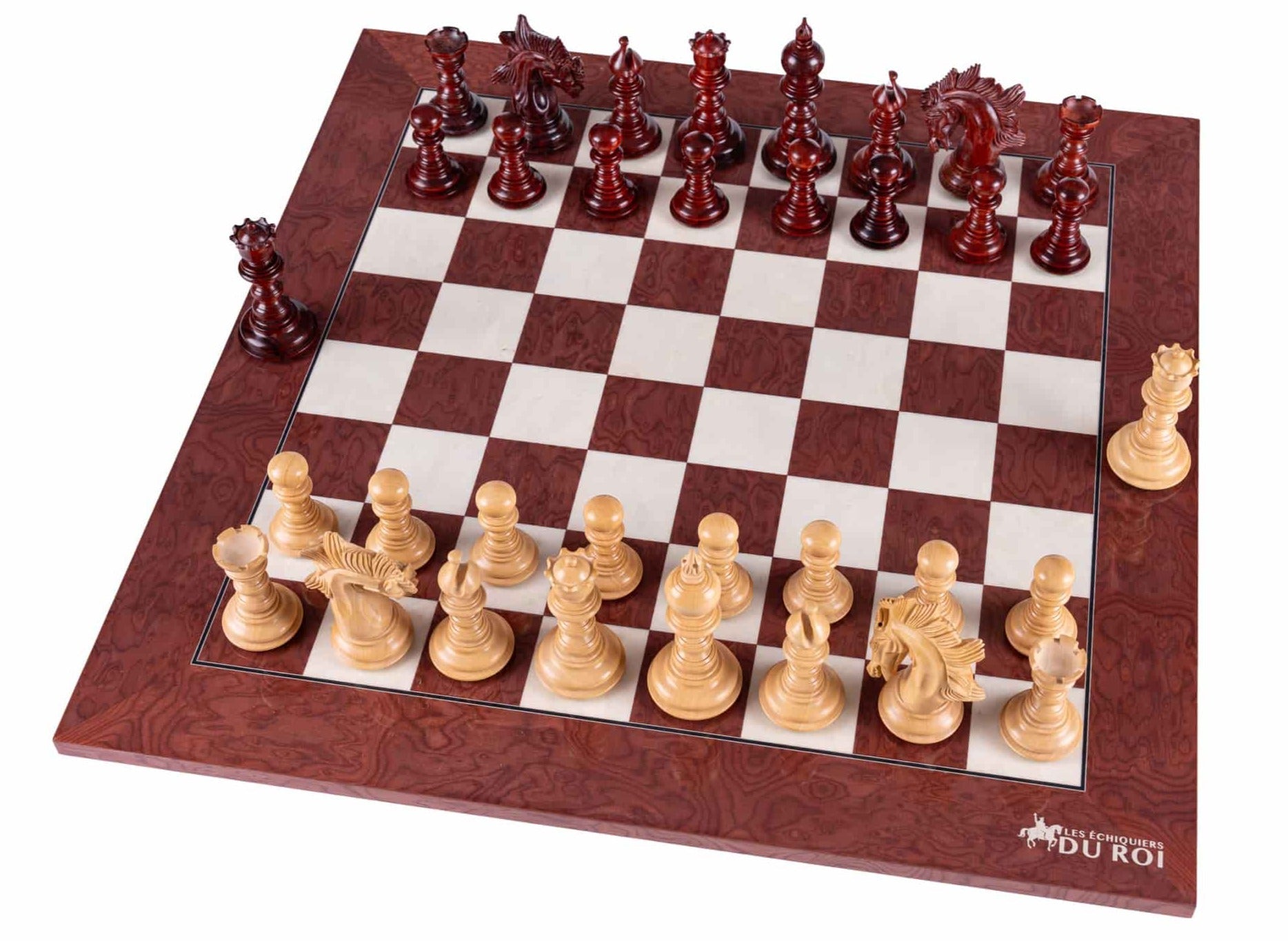 'Renaissance' Chess Set <br>Crafted in Ash and Rosewood