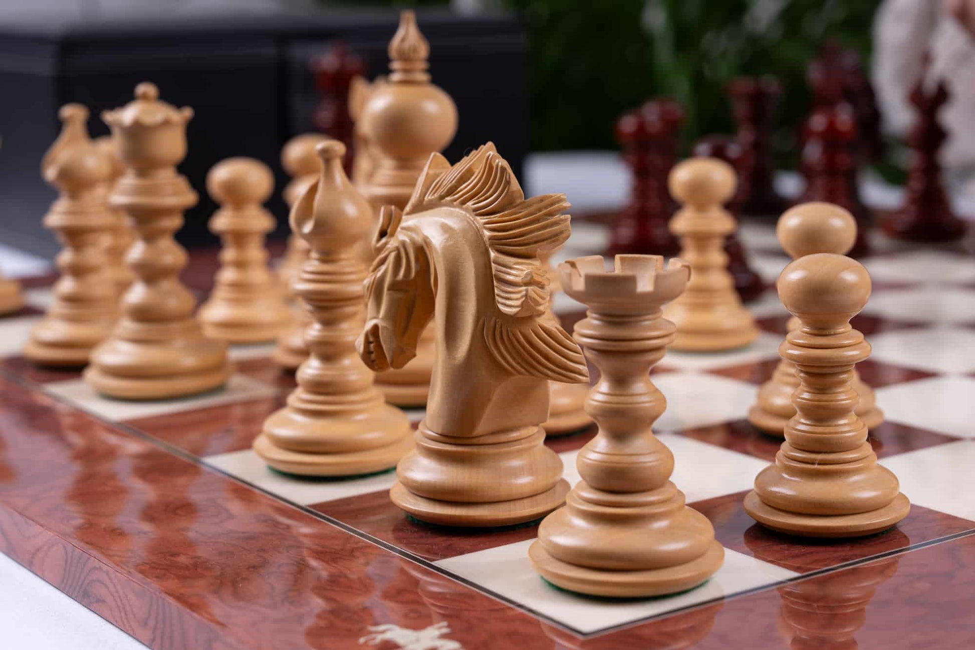 'Renaissance' Chess Set <br>Crafted in Ash and Rosewood