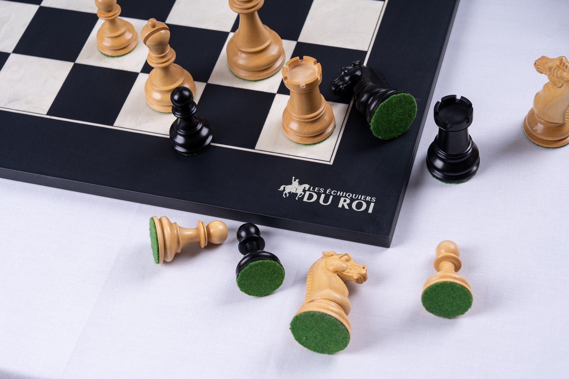 'Bonaparte' Chess Set <br>Crafted in Maple and Ebony