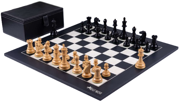 'Bonaparte' Chess Set <br>Crafted in Maple and Ebony