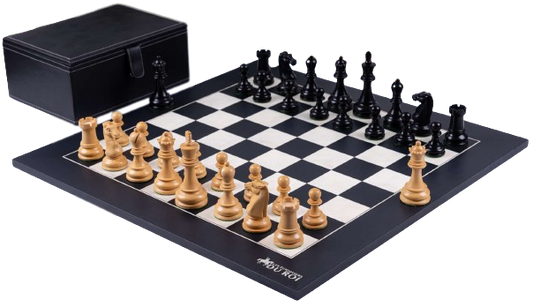 'Bonaparte' Chess Set <br>Crafted in Maple and Ebony