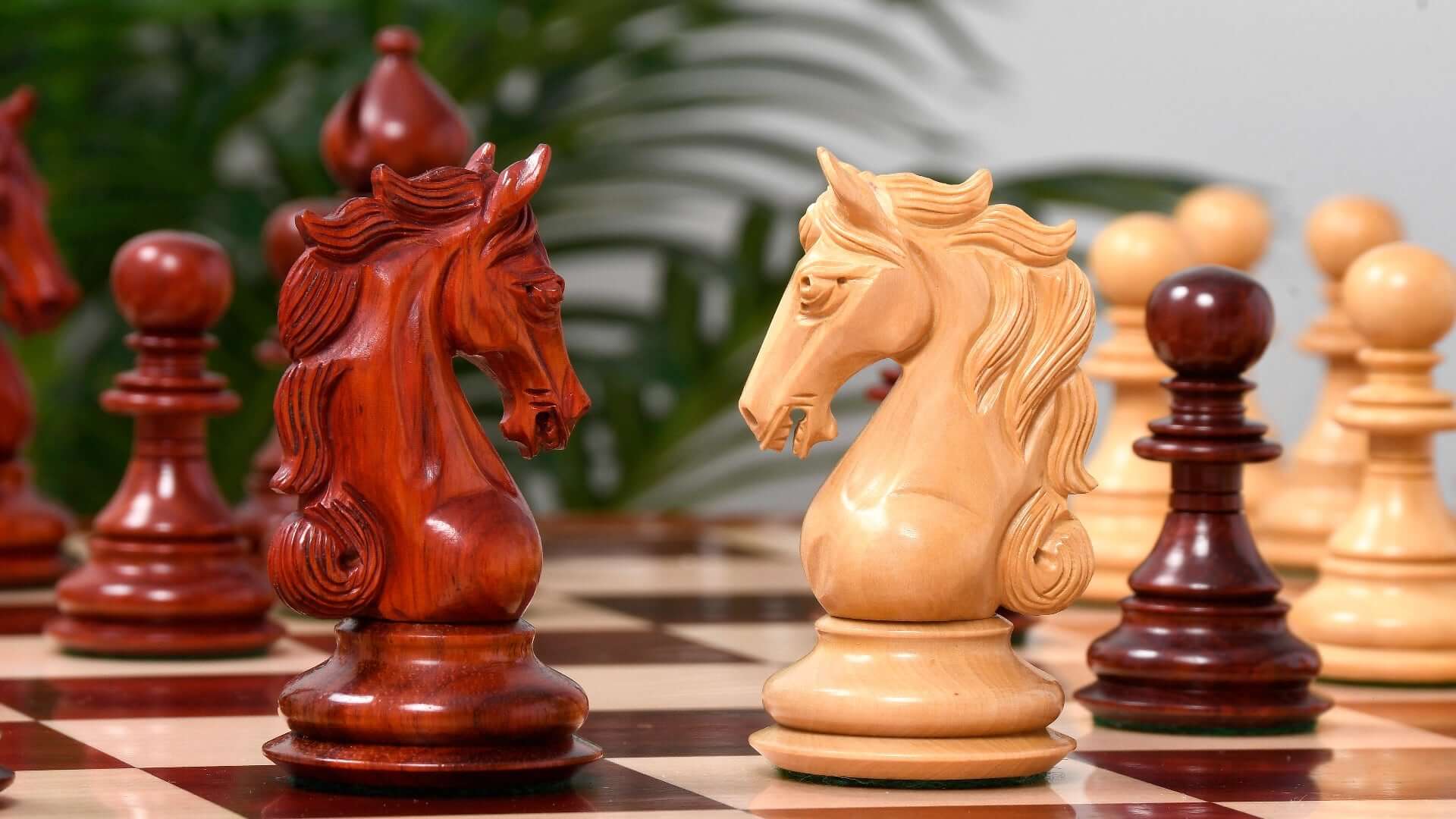 'Artistic' Chess Set <br>Crafted in Rosewood