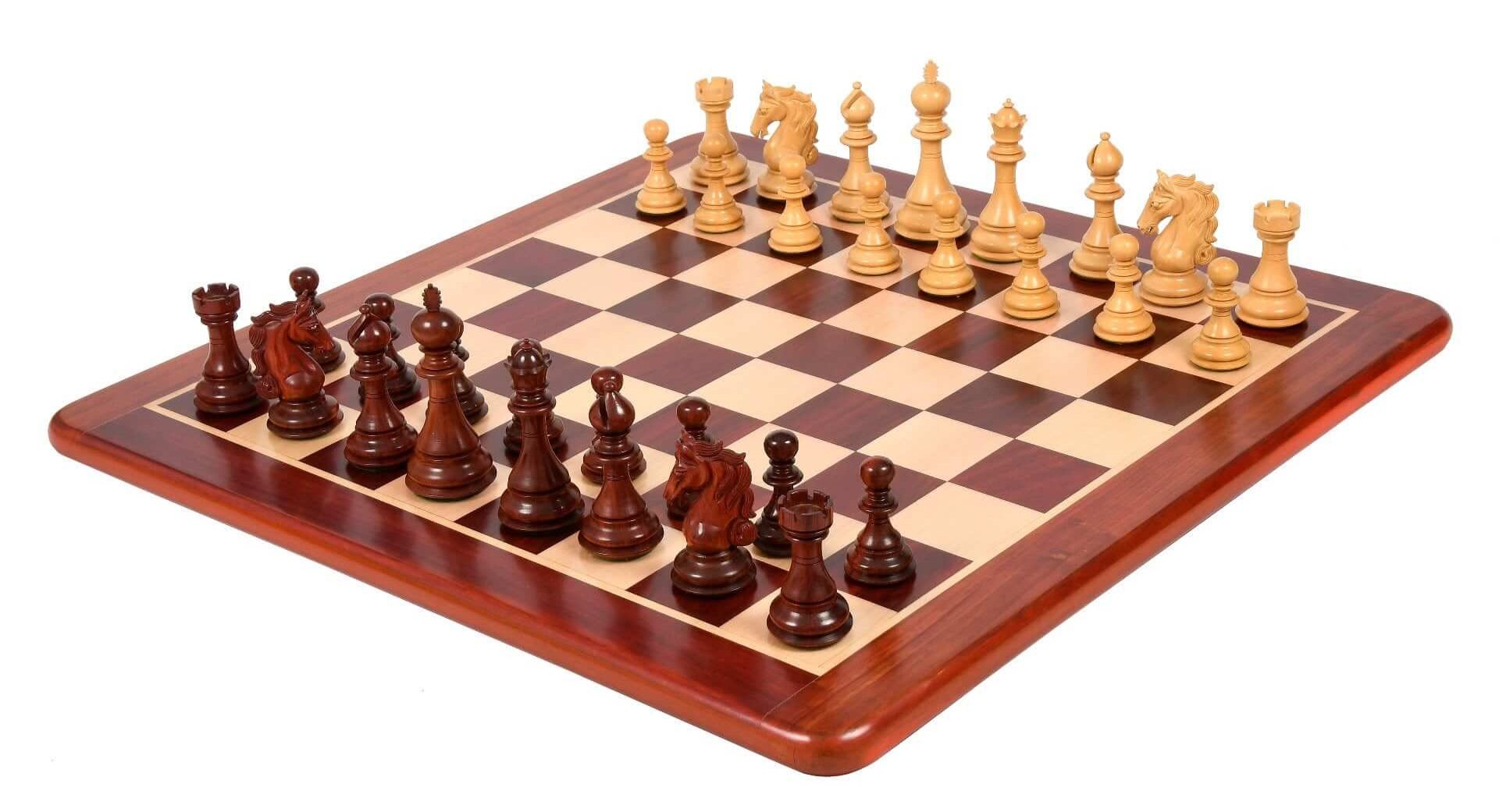 'Artistic' Chess Set <br>Crafted in Rosewood