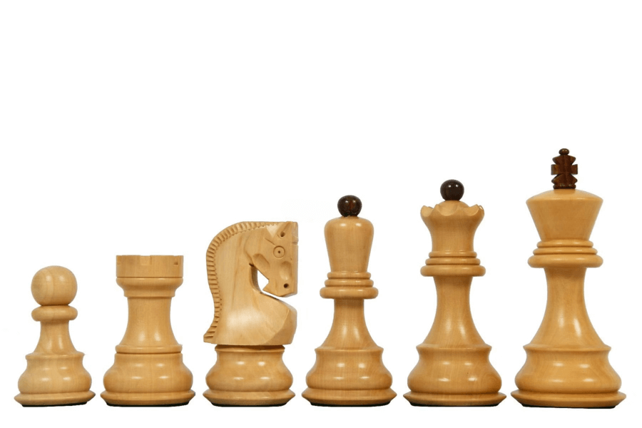 'Distinction' Chess Set <br>Crafted in Maple and Walnut