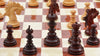 'Excellence' Chess Pieces <br>Crafted in Bud Rosewood