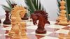 'Excellence' Chess Pieces <br>Crafted in Bud Rosewood