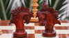 'Excellence' Chess Pieces <br>Crafted in Bud Rosewood