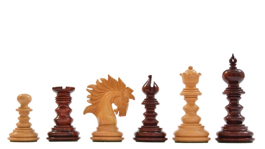 'Renaissance' Chess Set <br>Crafted in Ash and Rosewood