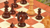 'Excellence' Chess Pieces <br>Crafted in Bud Rosewood