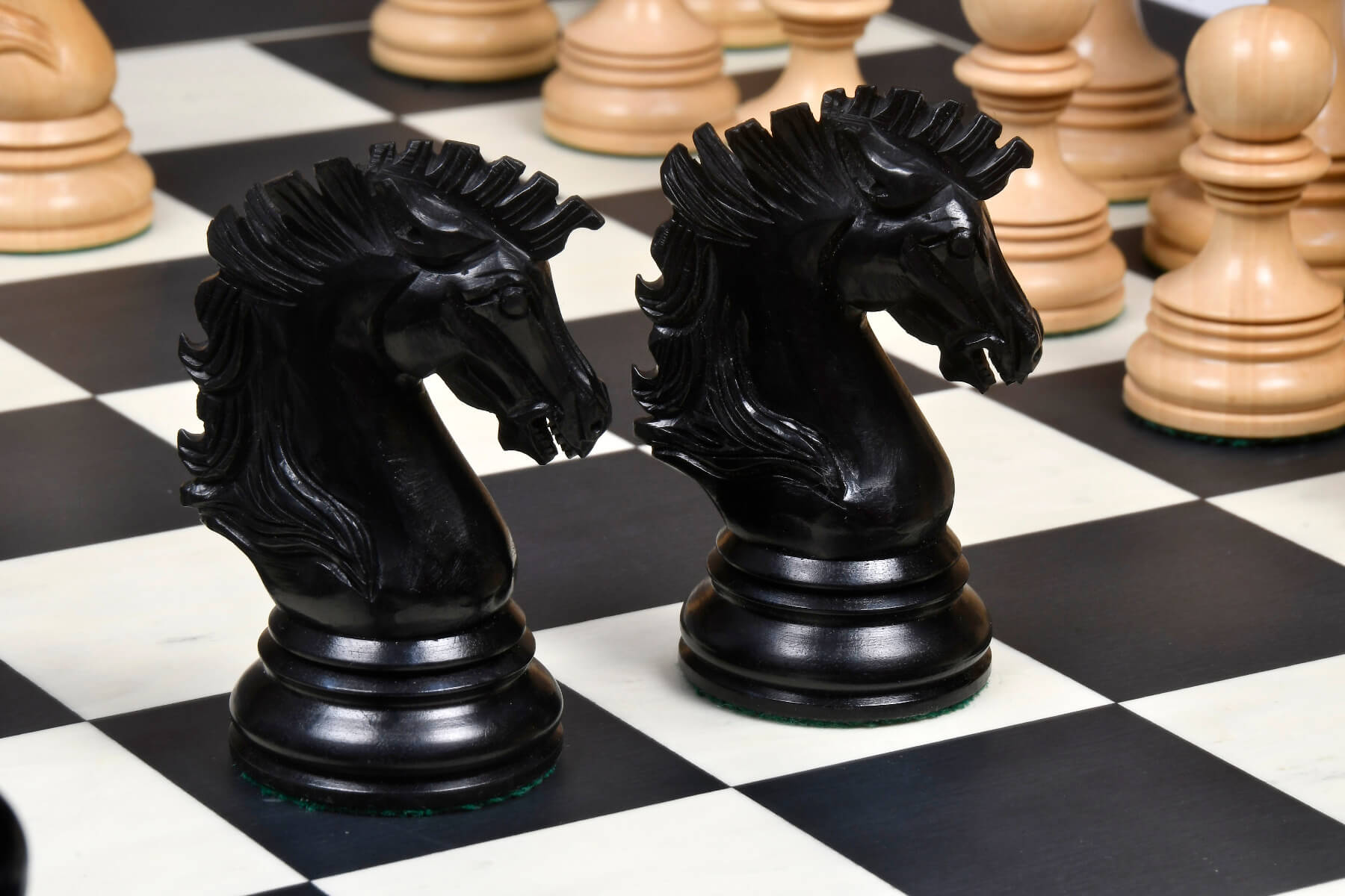 'Majestic Artisan' Chess Pieces <br>Crafted in Ebony and Boxwood