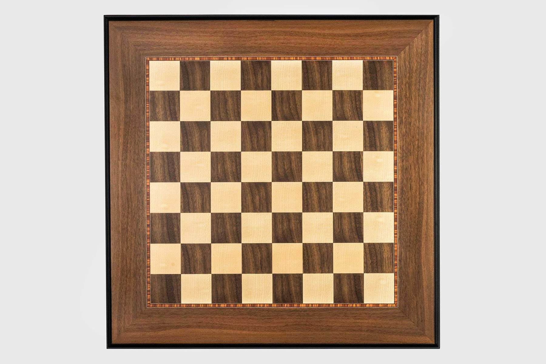 'Superior' Chessboard <br>Handmade in Walnut and Maple