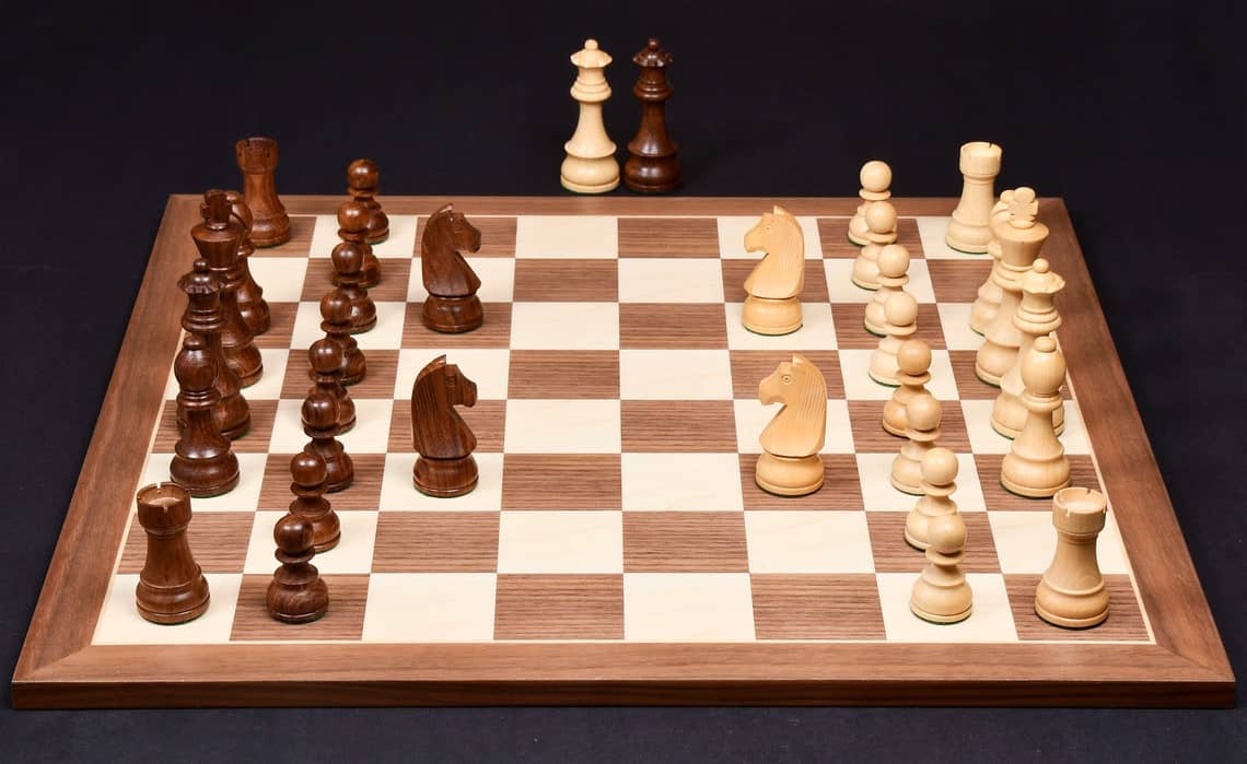 Chess Set 'Empire' <br>Crafted in Walnut and Maple